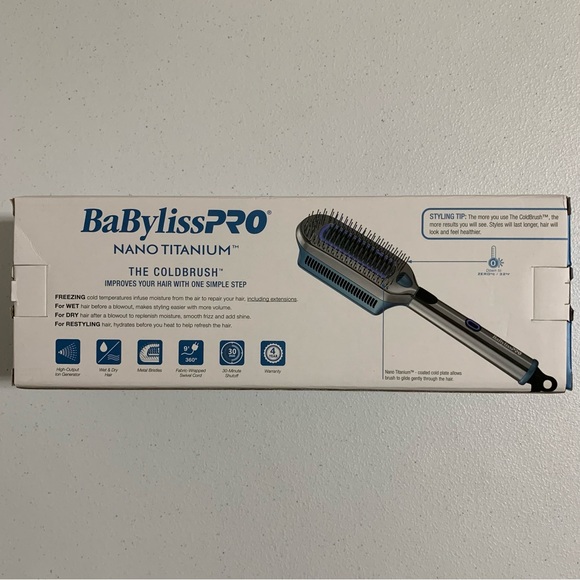 BaByliss PRO Nano Titanium The ColdBrush-New - Picture 9 of 11